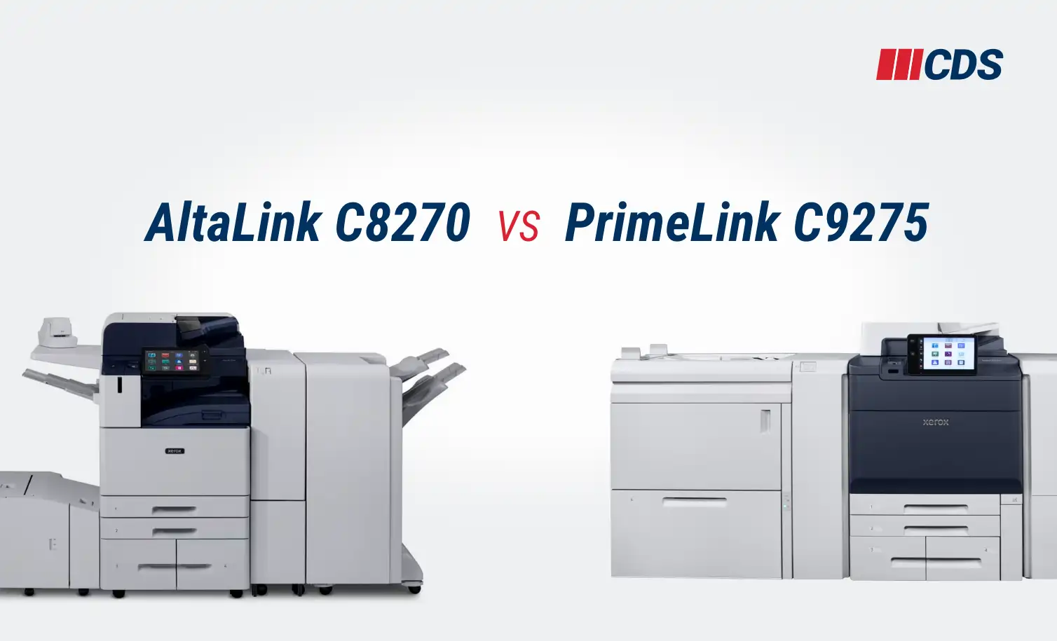 ぷりんページ Xerox AltaLink C8270 vs. PrimeLink C9275: Office MFP or Production